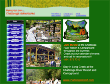 Tablet Screenshot of chattoogawhitewatershop.com